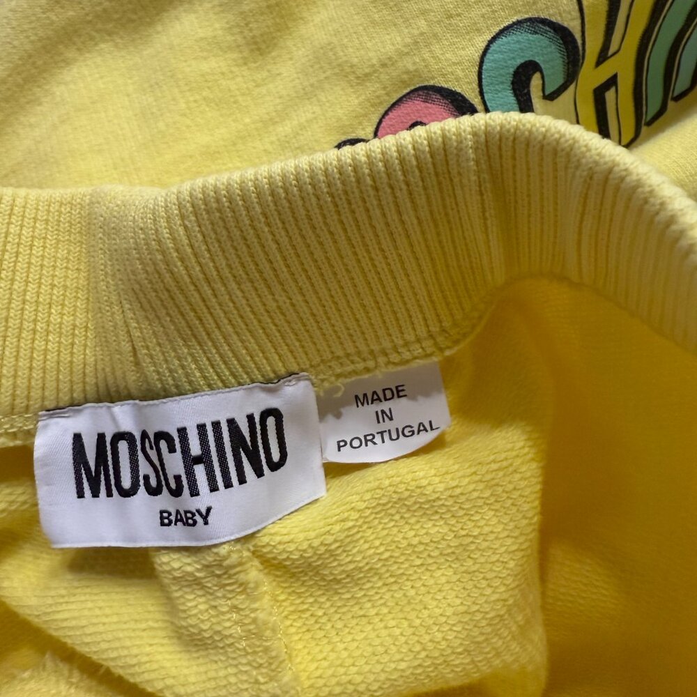 Moschino Baby Yellow Teddy Bear Tracksuit Set – Size 2T - Picture 4 of 4